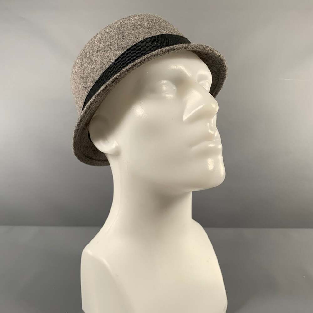 MAKINS Size L Grey Black Heather Felt Hats